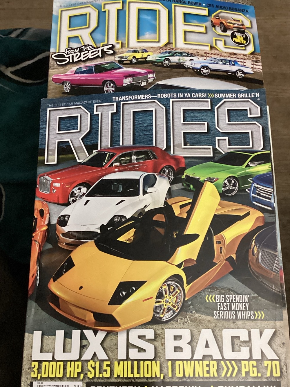 Rides set